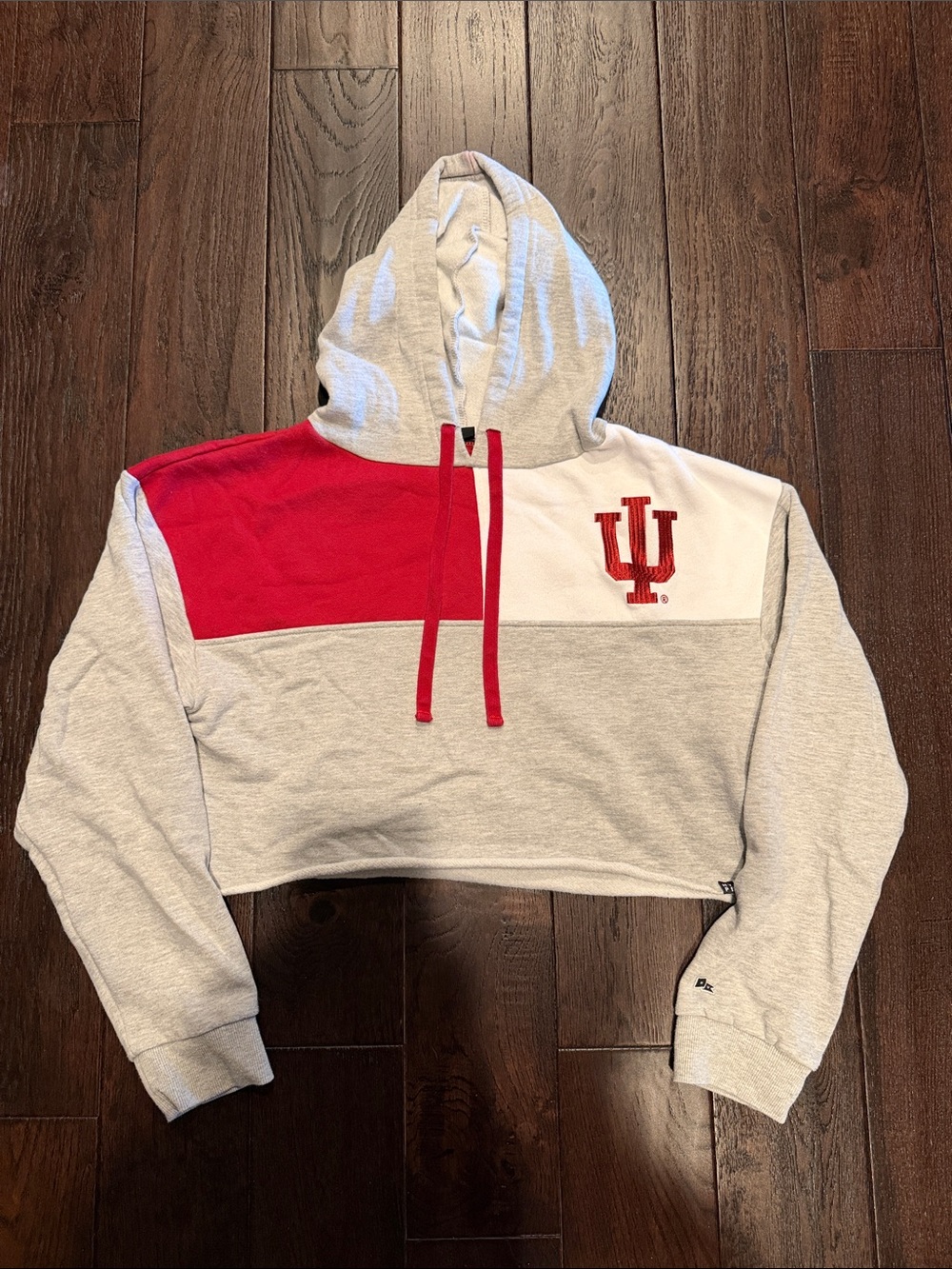 Indiana University Hype and Vice Cropped Hoodie